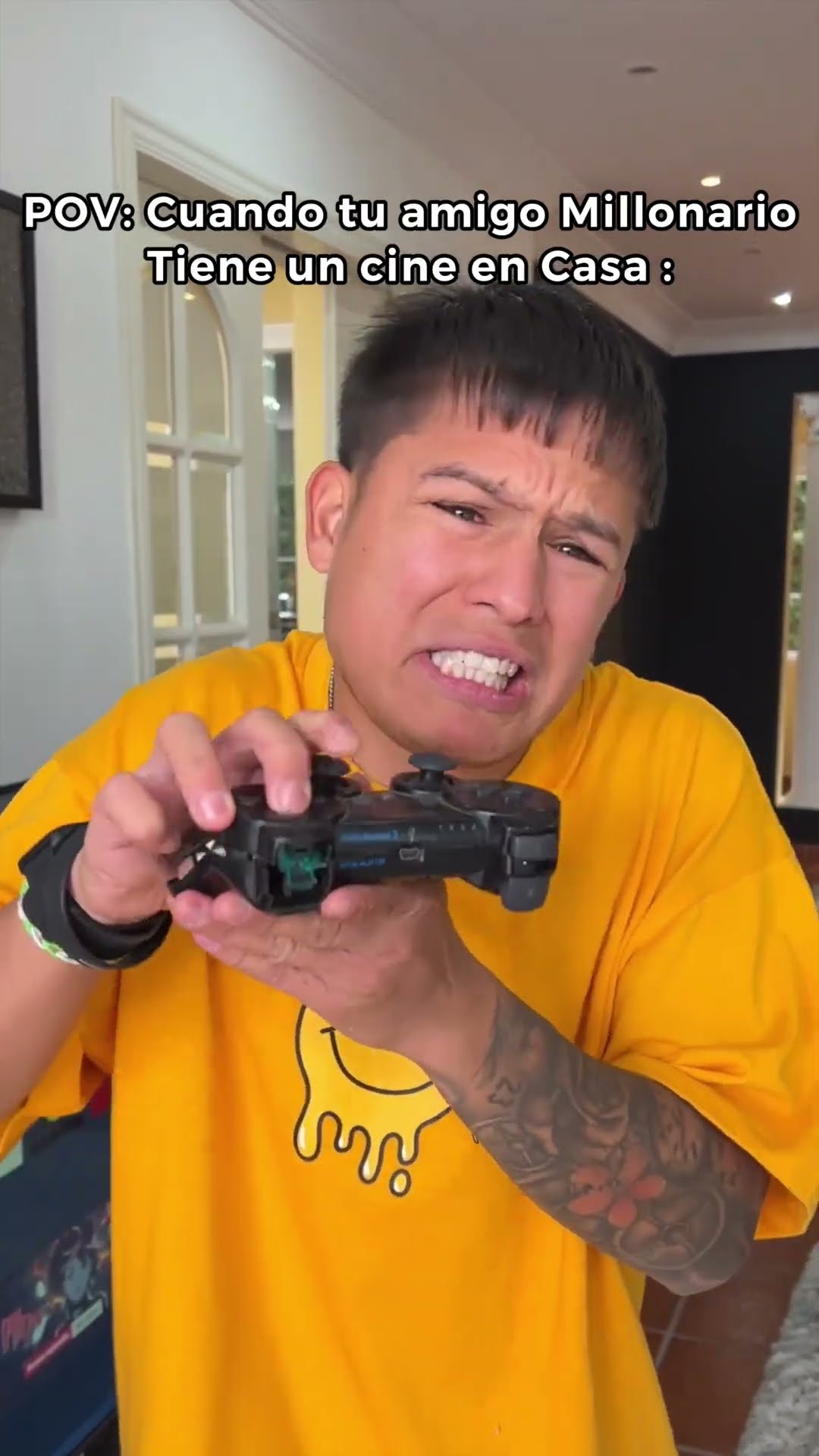 POV: Cuando Tu Amigo Millonario Tiene Un Cine En Casa ?? Paul Ferrer #Short